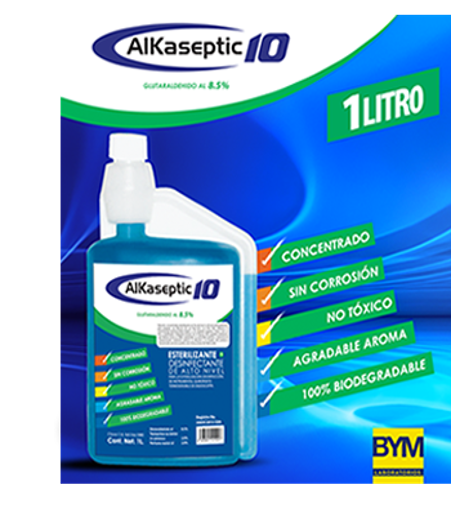 Solución esterilizante concentrada a base de glutaraldehído al 8.5%