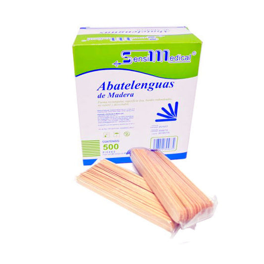 Abatelenguas de madera