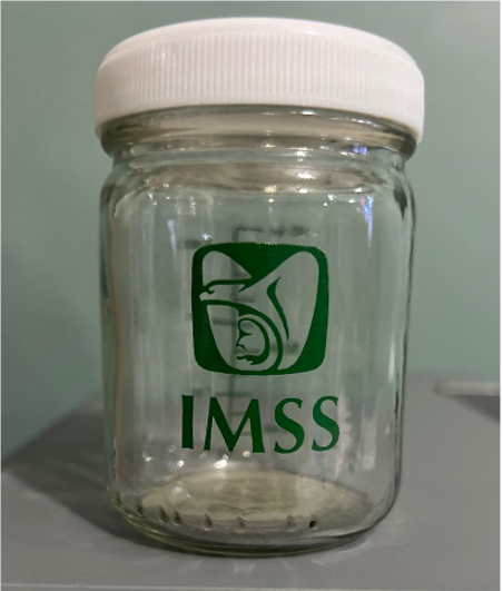 Frasco leche materna logo IMSS