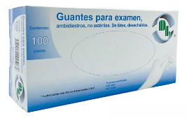 Guantes para examen