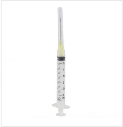 Jeringa estéril y desechable 10 ml con aguja 20x38