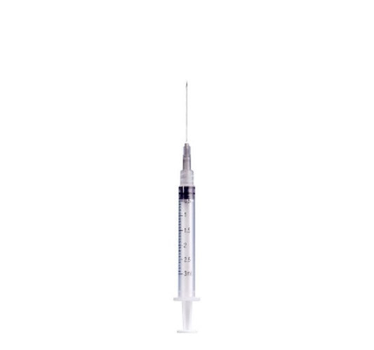 Jeringa estéril desechable de 3 ml con aguja 22x32